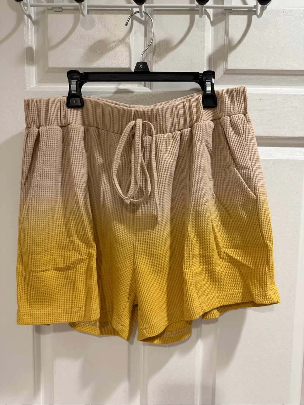 NWT Umgee Boutique Waffle Knit ombre shorts Sz XL